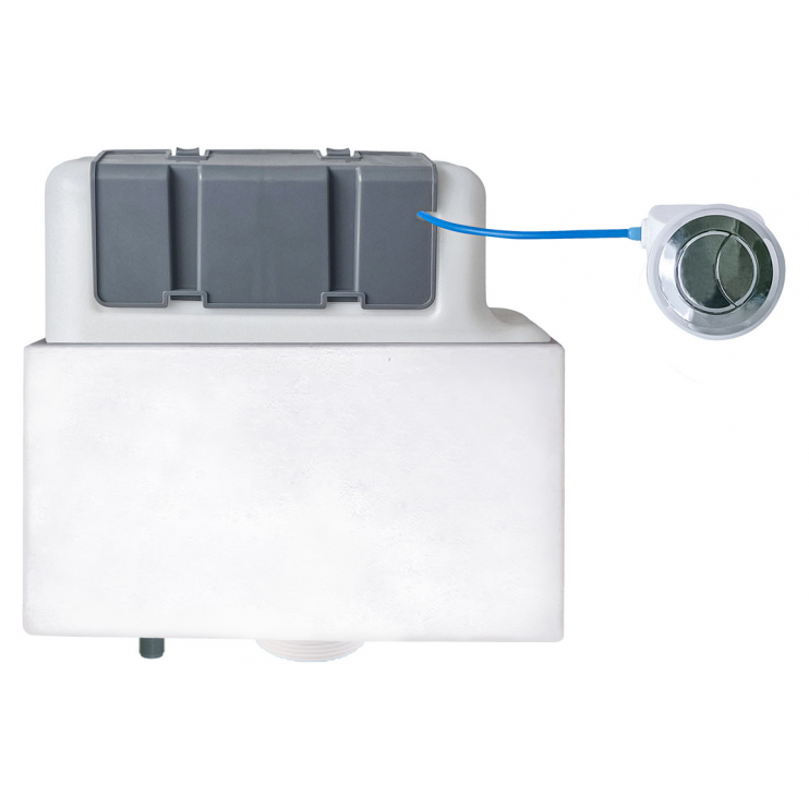 Complete Bathroom Suites DIGSP120 Vista Full Suite with Rimless BTW WC & Single End Bath