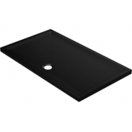 40mm Low Profile Rectangular Trays & Waste - Black
