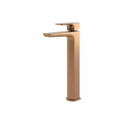 Tall Basin Bathroom Mixers Brushed Bronze