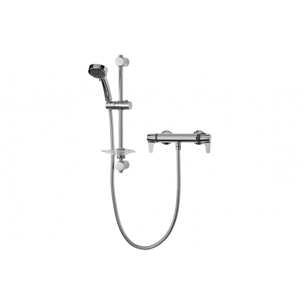Triton Exe Lever Cool Touch Bar Mixer Shower - Chrome