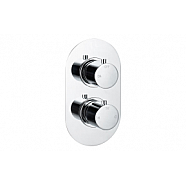 Aurora Round Shower Valve & Kit Pack 2 - Chrome