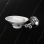 Origins Living Albany Soap Dish - Chrome/White ALB-112001-CH Bathroom Wall Fitting