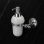 Origins Living Albany Soap Dispenser - Chrome/White ALB-113001-CH Bathroom Wall Fitting