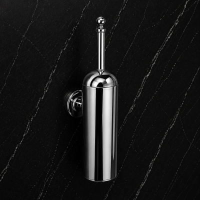 Origins Living Albany Toilet Brush - Chrome ALB-118020-CH Bathroom Wall Fitting