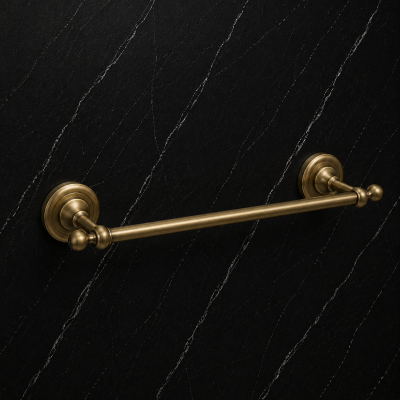 Origins Living Albany Towel Rail 30cm - Aged Brass ALB-115130-AB Bathroom Wall Fitting