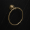Origins Living Albany Towel Ring - Aged Brass ALB-114020-AB Bathroom Wall Fitting