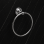 Origins Living Albany Towel Ring - Chrome ALB-114020-CH Bathroom Wall Fitting