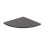Origins Living Pier Corner Glass Shelf - Black B008714