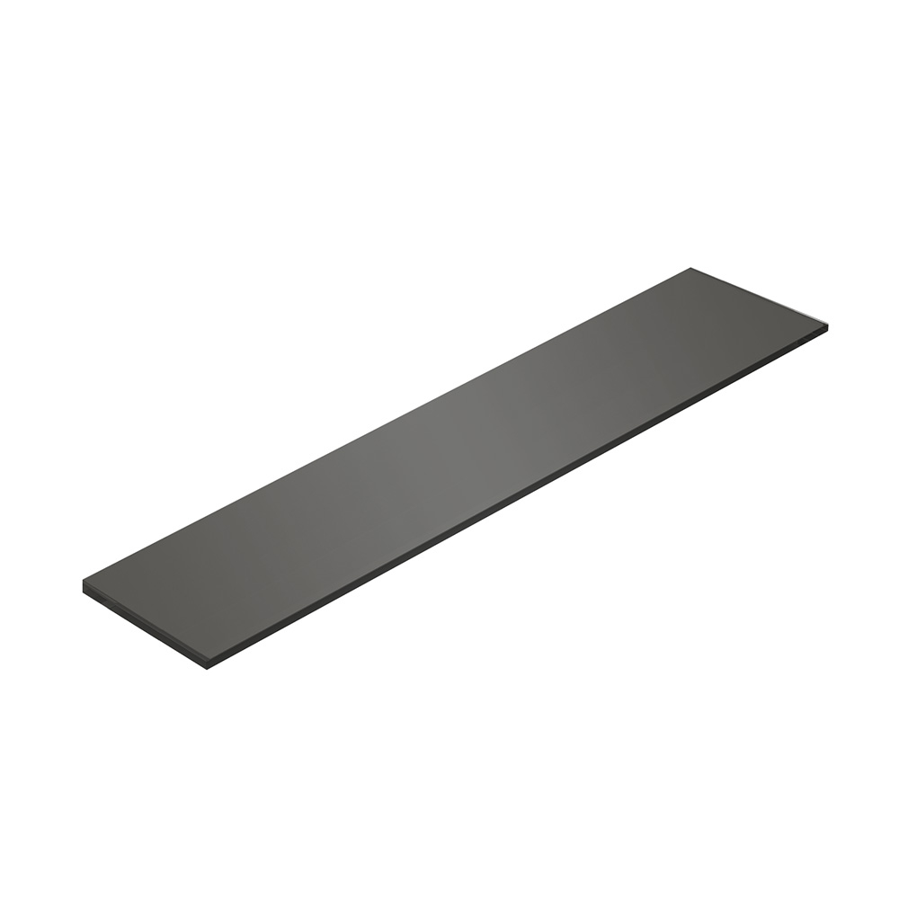 Bathroom Accessories Pier Shelving Shelves B008653 Origins Living Pier Glass Shelf 50cm - Black B008653