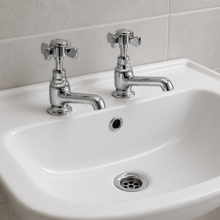 Bordon Basin Taps - Chrome