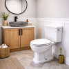 Close couple Traditional WC Toilets DIPTP0182 Sherbourne Close Coupled WC & Soft Close Seat