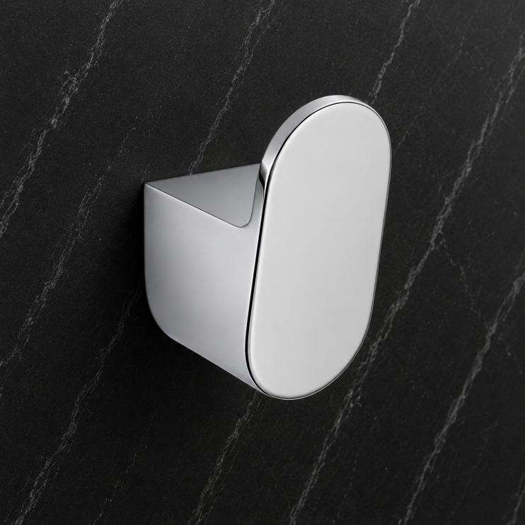 Abode Uno Robe Hook - Chrome