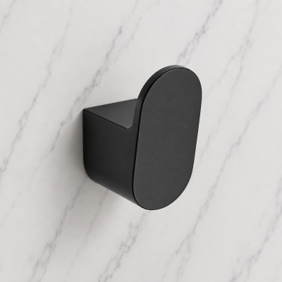 Abode Uno Robe Hook - Matt Black