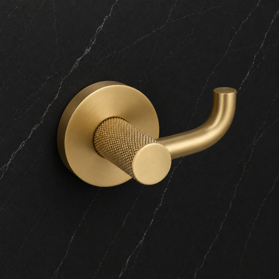 Asta Robe Hook - Brushed Brass