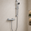 Elara Low Pressure Thermostatic Bar Mixer Shower - Chrome