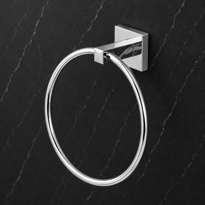 Lissi Towel Ring - Chrome