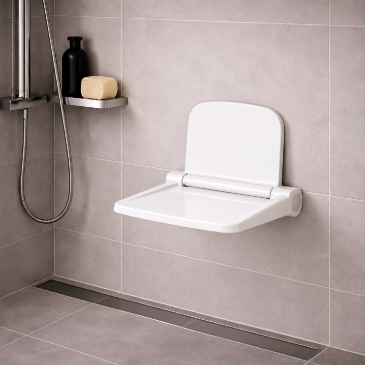 Shower Seat - White