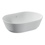 VitrA Geo 545x400mm 0TH Basin w/Overflow - White