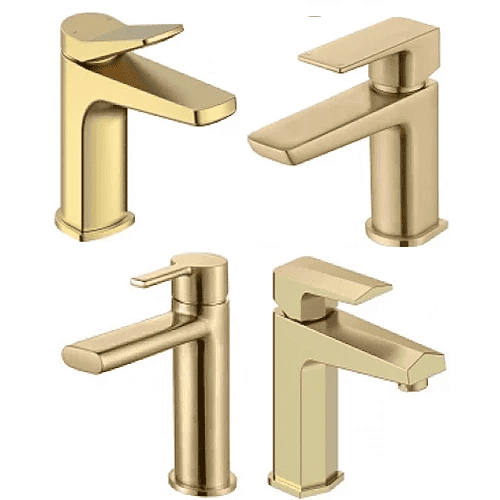 Brushed Brass Taps