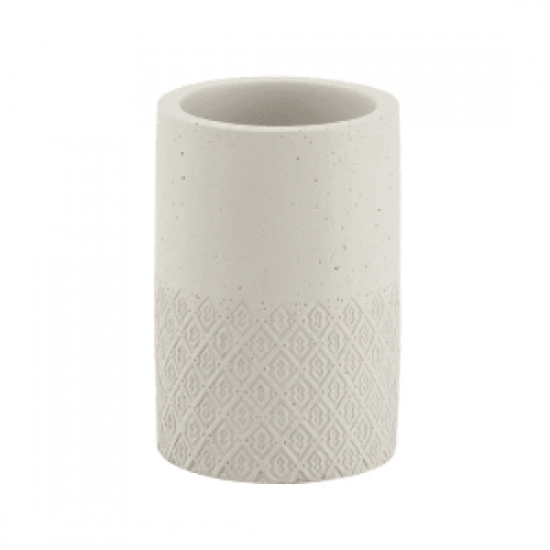 Origins Living Afrodie bathroom freestanding Tumbler - Warm Grey