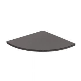 Origins Living Pier Corner Glass Shelf - Black B008714