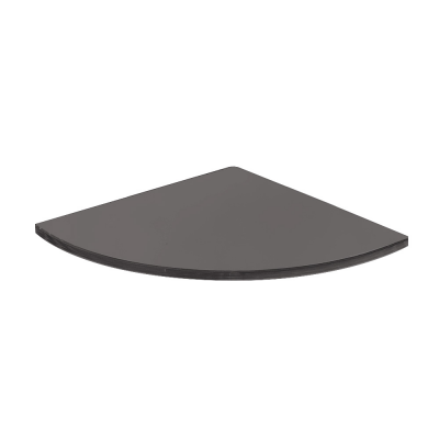 Origins Living Pier Corner Glass Shelf - Black B008714