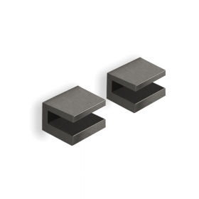 Origins Living Pier Shelf Brackets x2 - Gunmetal 210145