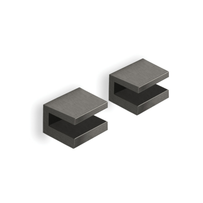 Origins Living Pier Shelf Brackets x2 - Gunmetal 210145