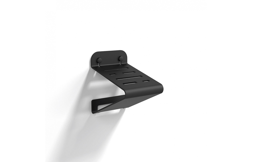 Origins Living Quick Shower Foot Rest - Black 185481