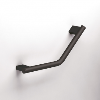 Grab & Safety Bars 176090 Origins Living Lux Angled Grab Bar - Black 176090