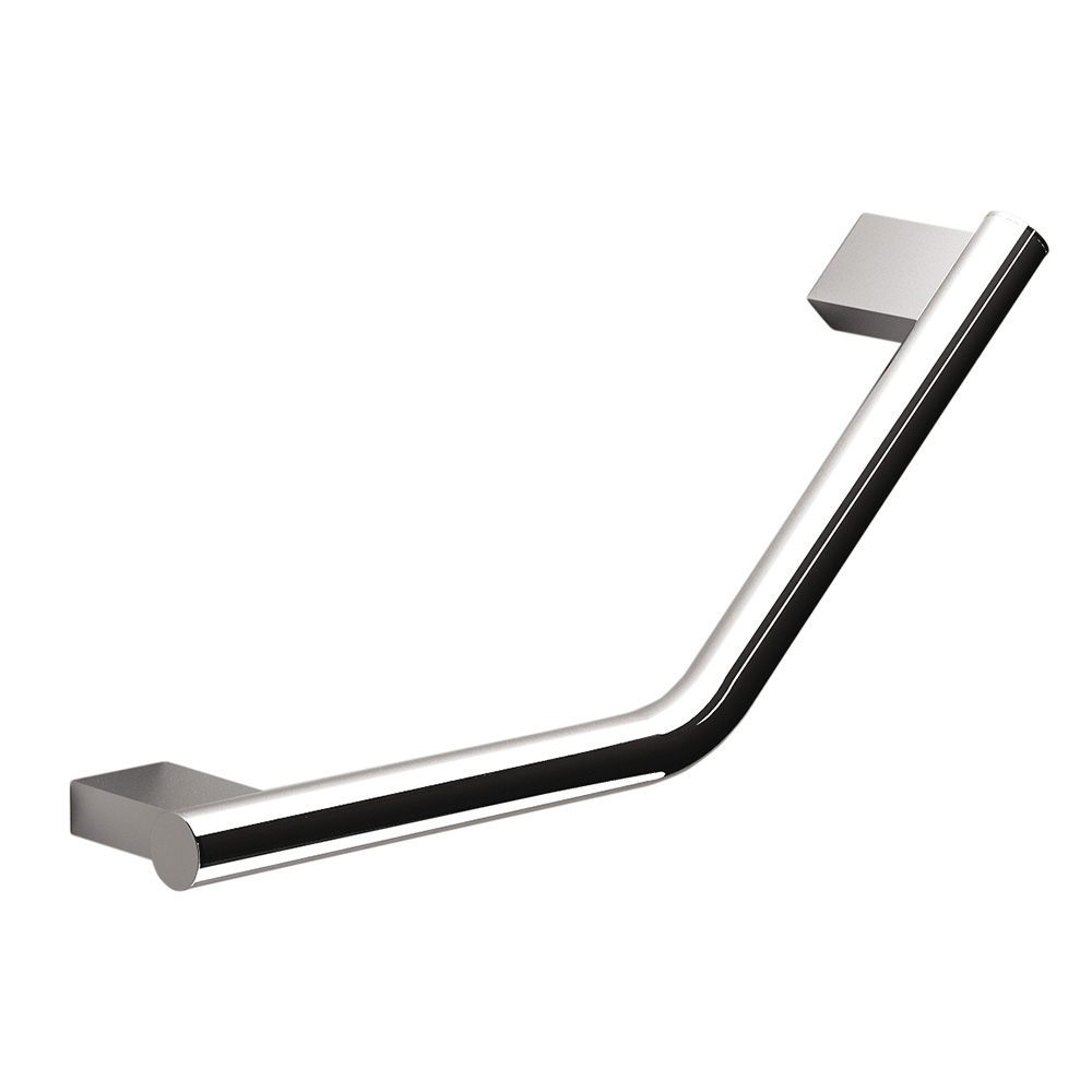 Origins Living Lux Angled Grab Bar - Chrome 153244