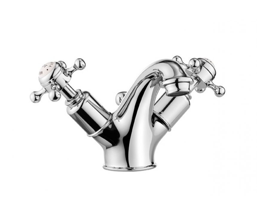 Crosswater Belgravia Crosshead Basin Monobloc (without pop-up waste) Chrome
