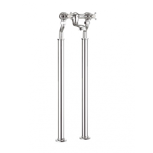 Crosswater Belgravia Crosshead Bath Filler with Legs Chrome