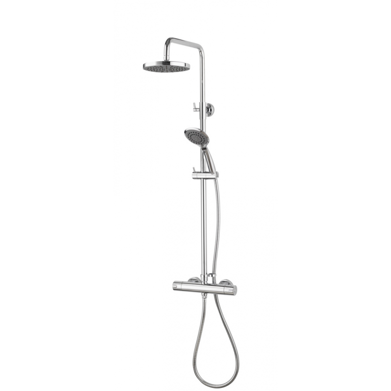 Aqualisa AQ Dual Outlet Thermostatic Shower with Cool Touch - Chrome