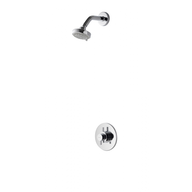 Aqualisa Aspire DL Concealed Mixer Shower - Wall Fixed Head