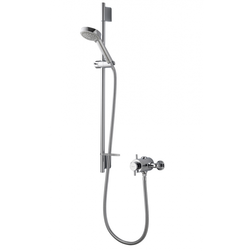 Aqualisa Aspire DL Exposed Mixer Shower - Adjustable Head
