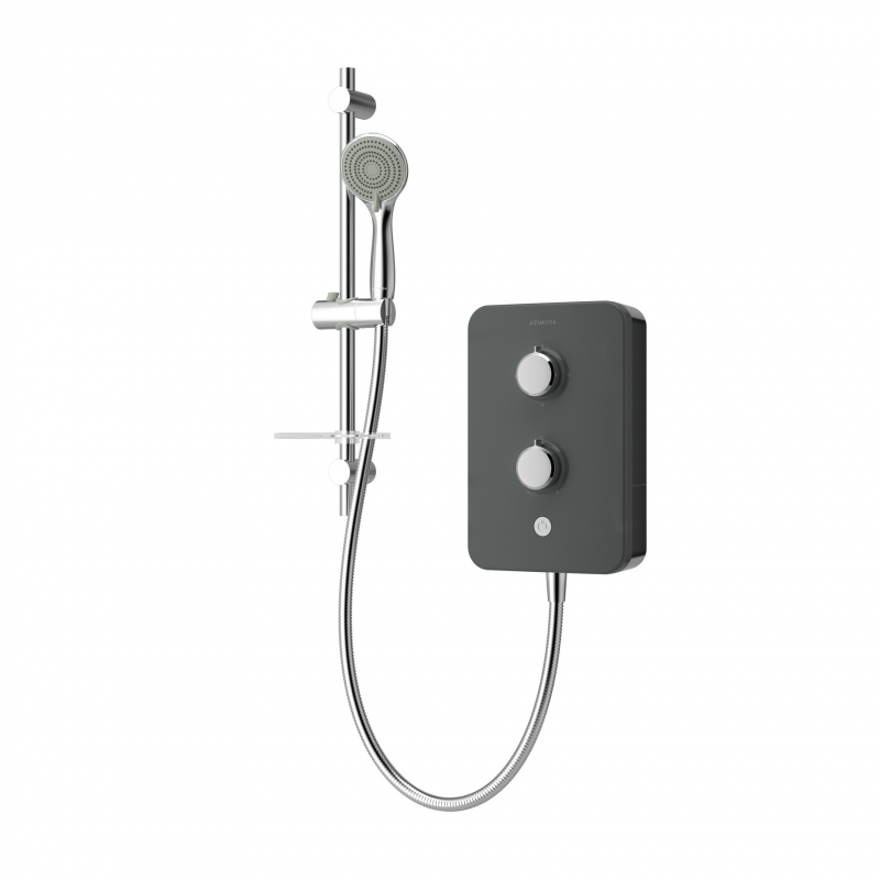 E2 Aqualisa Electric Shower with 3 Mode Handset 8.5kW Multifit Grey