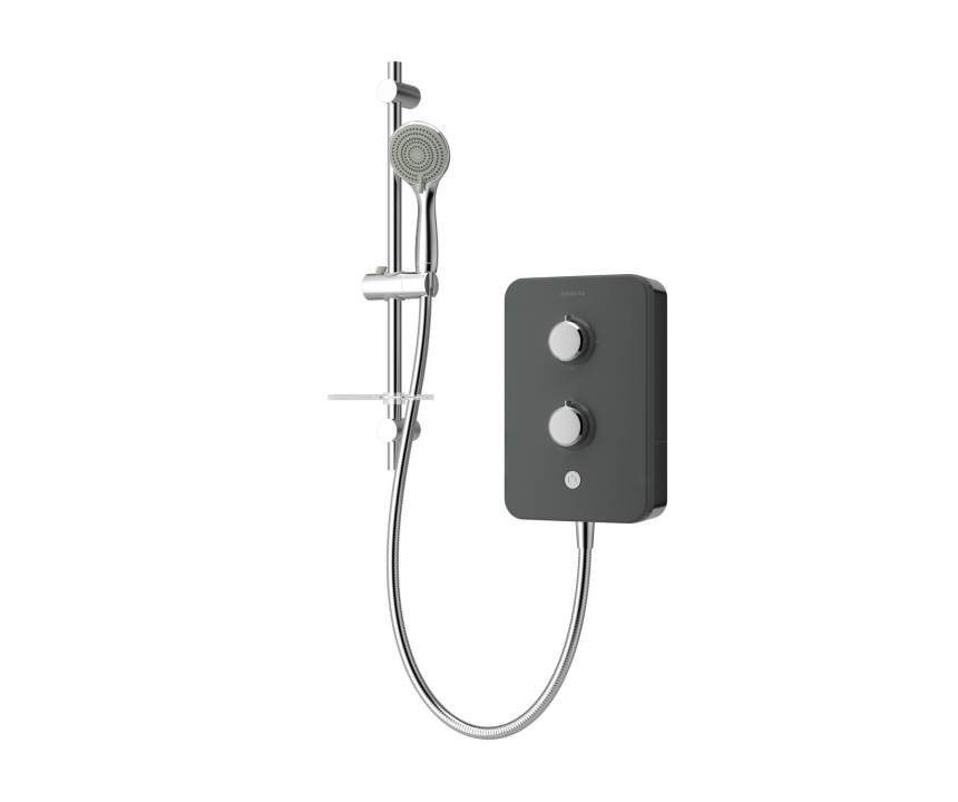 E2 Aqualisa Electric Shower with 3 Mode Handset 8.5kW Multifit Grey