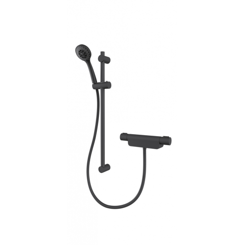 Aqualisa Midas 220 Bar Mixer Shower - Matt Black