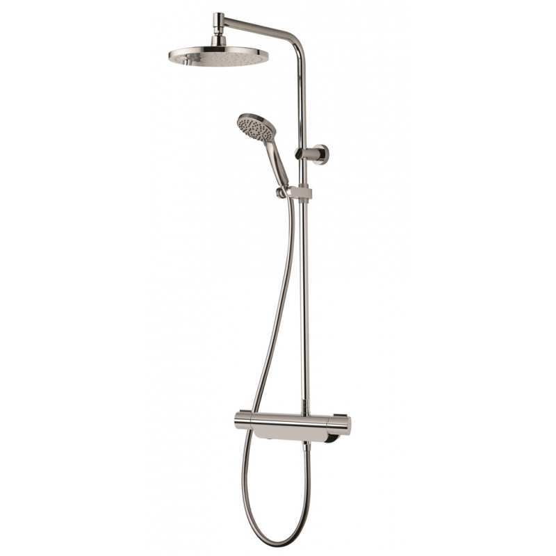 Aqualisa Midas 220 Shower Column Mixer with Shower Head - Chrome