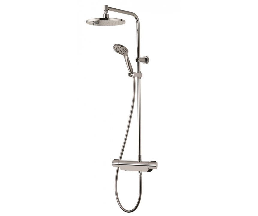 Aqualisa Midas 220 Shower Column Mixer with Shower Head - Chrome