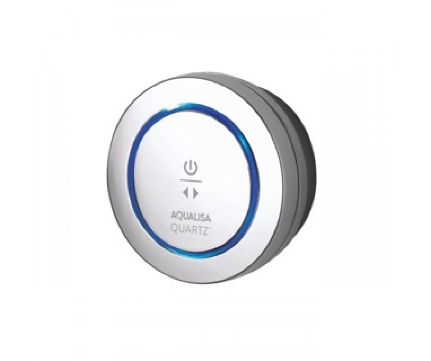 Aqualisa 2023 Quartz Classic Dual Outlet Smart Secondary Start/Stop Control - Chrome
