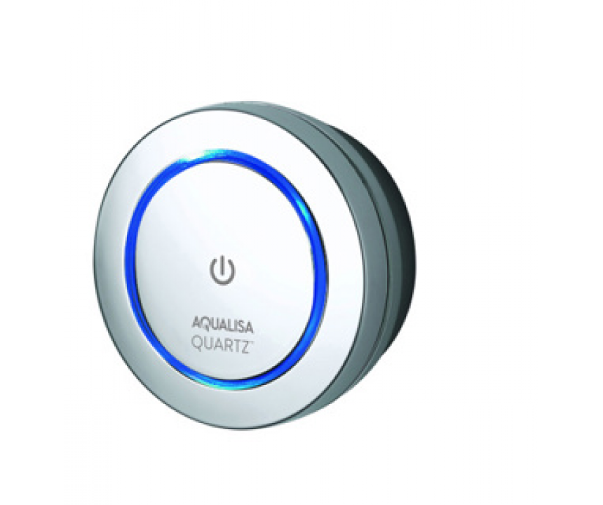 Aqualisa 2023 Quartz Classic Single Outlet Smart Secondary Start/Stop Control - Chrome