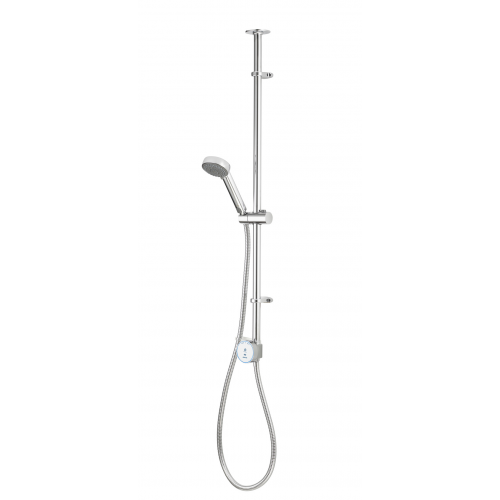 Aqualisa Quartz 23 Blue Smart Digital Shower Exposed (Gravity Pumped) - Chrome