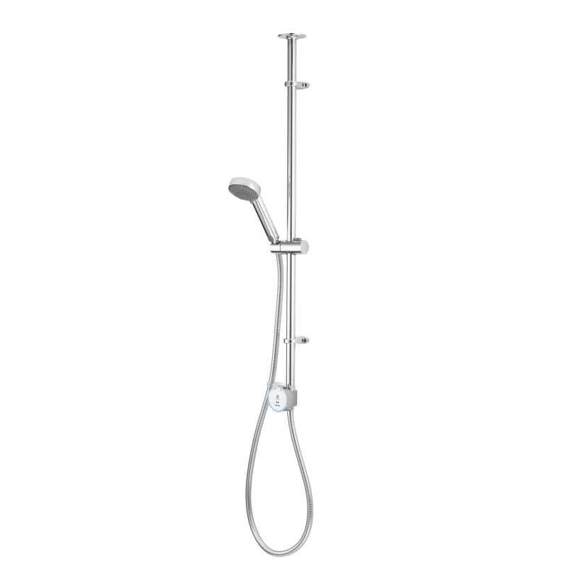 Aqualisa Quartz 23 Blue Smart Digital Shower Exposed (Gravity Pumped) - Chrome
