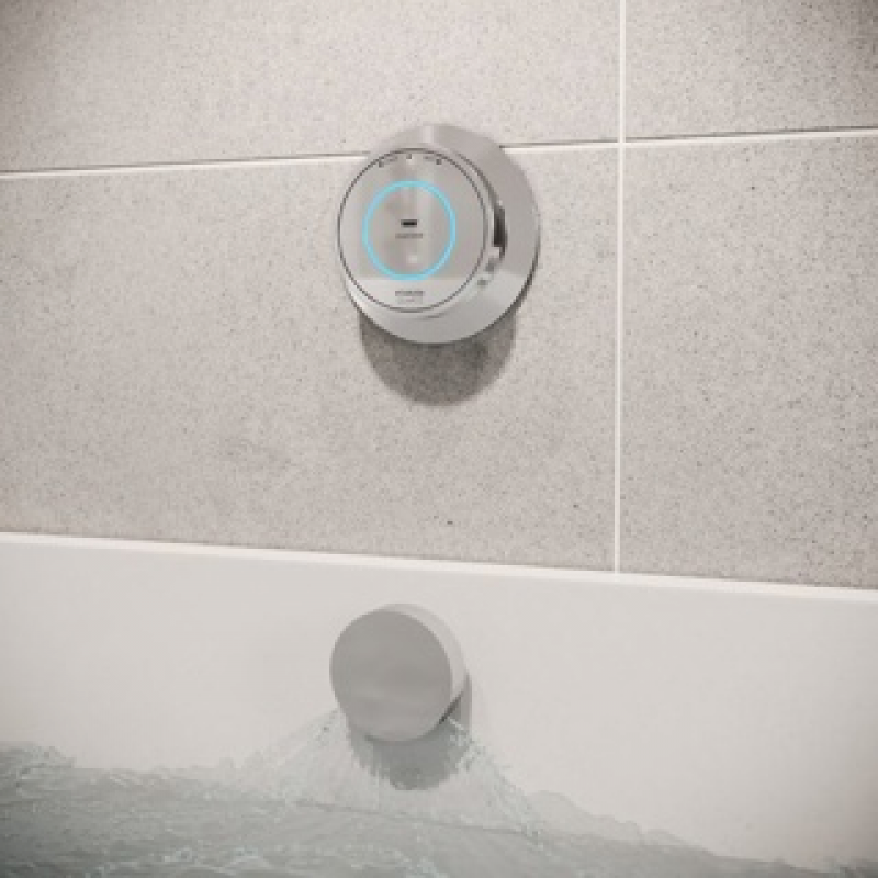 Aqualisa Quartz 23 Classic Bath Overflow and Filler (HP/Combi) - Chrome