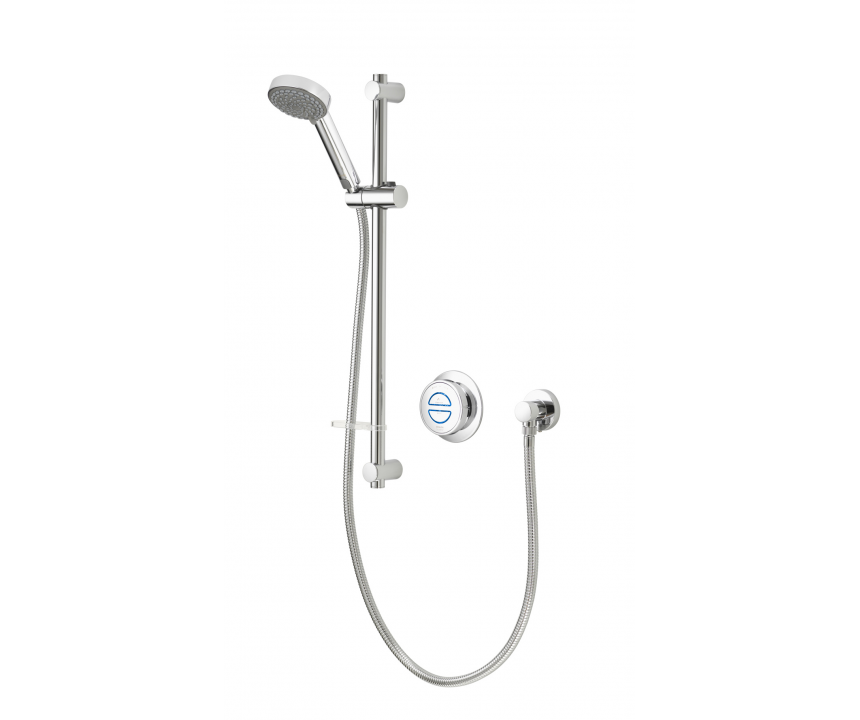 Aqualisa Quartz 23 Classic Concealed Valve with Riser Rail Kit - Gravity