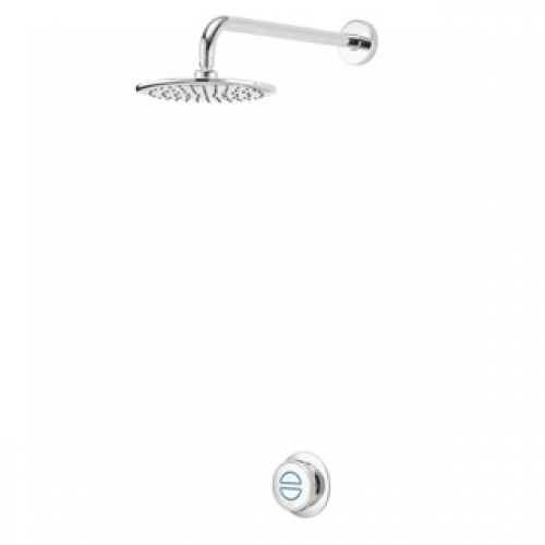 Aqualisa Quartz 23 Classic Smart  Concealed Valve Fixed Head & Arm - HP/Combi