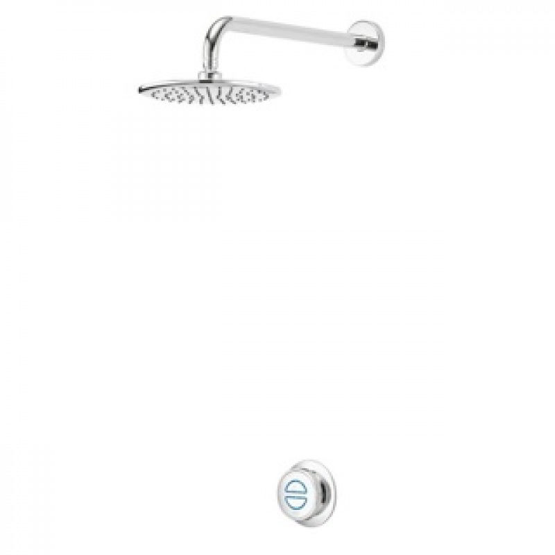 Aqualisa Quartz 23 Classic Smart  Concealed Valve Fixed Head & Arm - HP/Combi