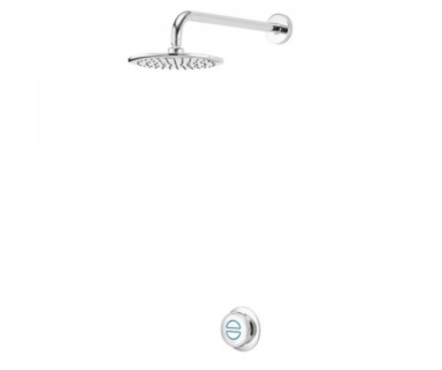Aqualisa Quartz 23 Classic Smart  Concealed Valve Fixed Head & Arm - HP/Combi